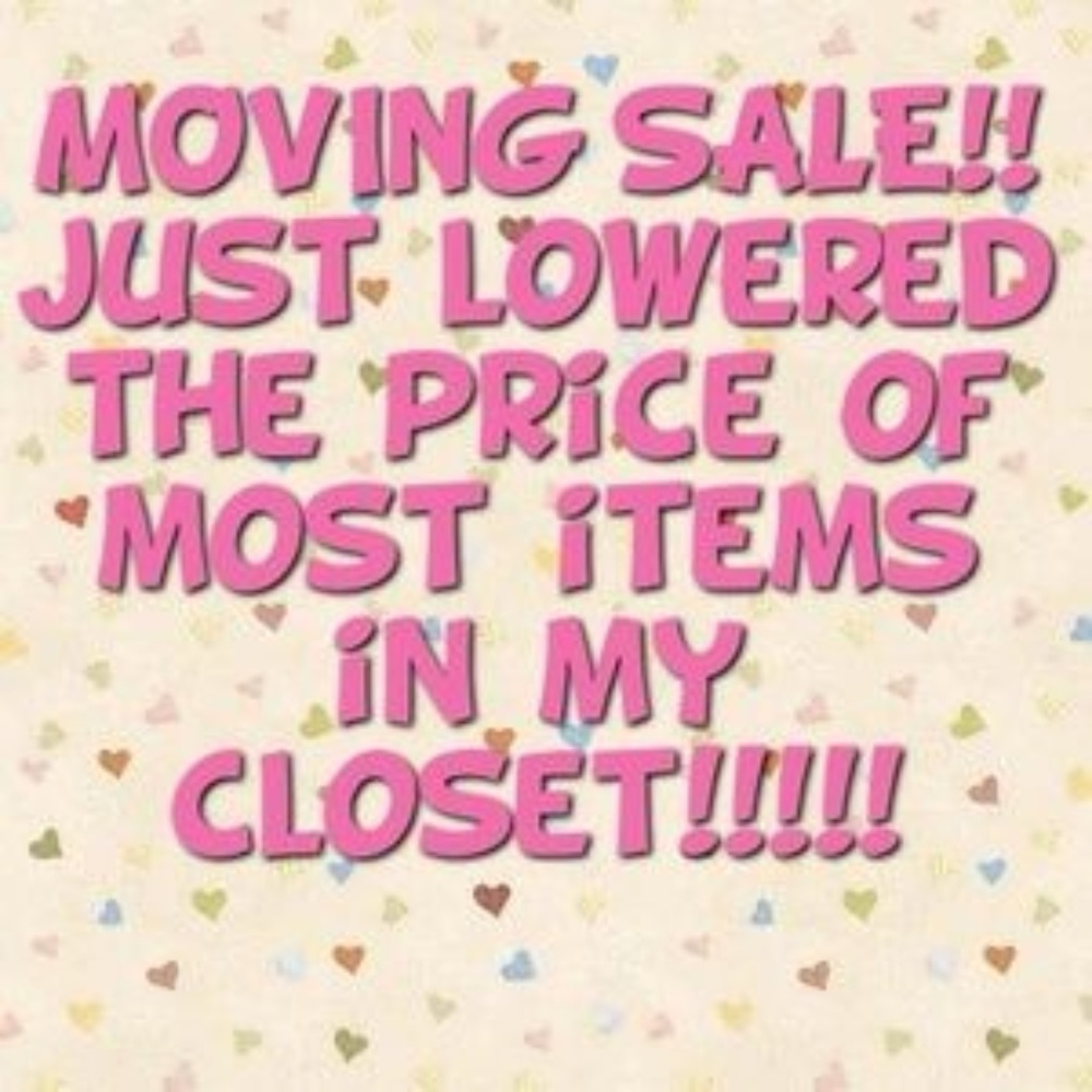 Massive Moving Sale!